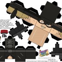 Pirate Cube Paper Doll