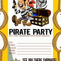 Pirate Party Invitation