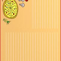 Pizza Recipe Card