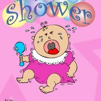 Pretty in Pink Baby Shower Invitation