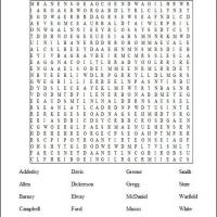 Pro Football Word Search