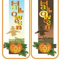 Pumpkin And Scarecrow Bookmarks