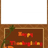 Quilted Pumpkin Thanksgiving Greeting Cards