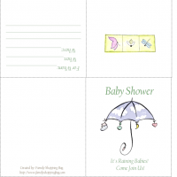 It's Raining Babies Baby&amp;amp;quot; Shower Invitation