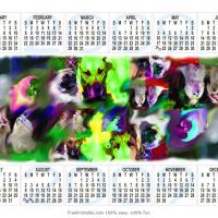 Rainbow Pets Calendar