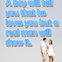 Real Man Shows Love