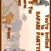 Safari Party Invitation