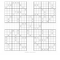 A free samurai sudoku puzzle to play online.