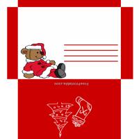 Santa Bear Envelope