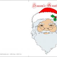 Santa Claus Season's Greetings Card