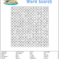 Seaside Word Search