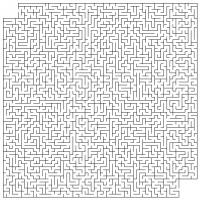 Simple Big Printable Maze