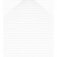 8.5"x11" Single Point Perspective Graph Paper