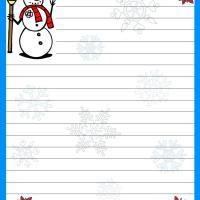 Free Printable Winter Writing Paper