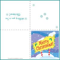 Snowy Christmas Card