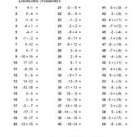 Free Printable Math Worksheets