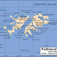 South America- Falkland Islands General Reference Map