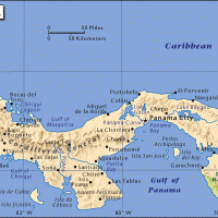 North America- Panama General Reference Map