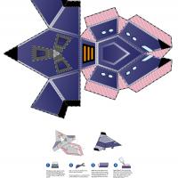Space Ship Paper Toy
