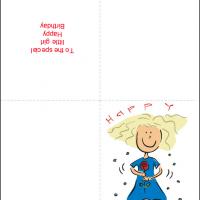 Special Birthday Girl Cards