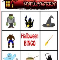 Spooky Halloween Bingo Card 1