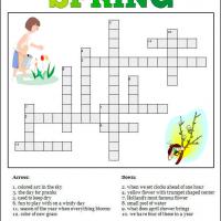 Spring Time Crossword