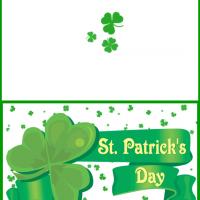 St. Patrick's Day Shamrock Filled Card