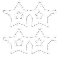 Star Shaped Mask Template