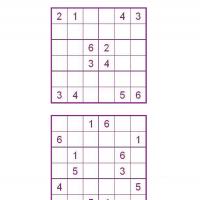 Sudoku For Kids In Violet Box