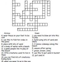 summertime crossword puzzle