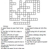 printable summer crossword puzzles