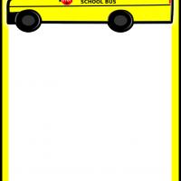 Super Yellow School Bus Stationary