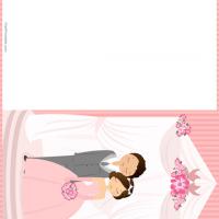 Sweet Pink Engagement Card