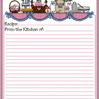 Tartan Kitchen Recipe Card