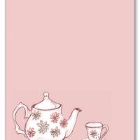 Teapot Blank Bridal Shower Invitation