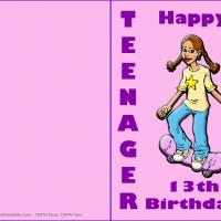Teenager Birthday Cards