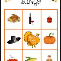 Thanksgiving Bingo Card 2