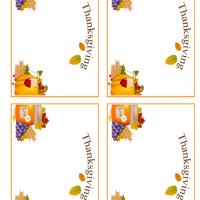 Thanksgiving Feast Place Cards