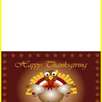 Thanksgiving Turkey Card