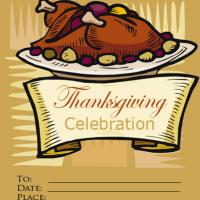Thanksgiving Turkey Invitation