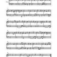 The Rose Of Tralee Piano Music Sheet