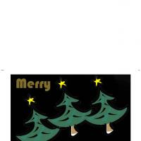 Three Christmas Pine Trees