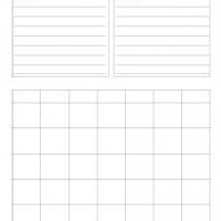 To Do LIst And Notes Blank Calendar