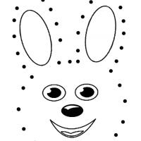 Trace the Dots Uncover the Bunny Worksheet