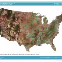 US Map- Landsat Satellite