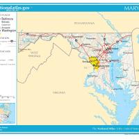 US Map- Maryland General Reference