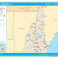 US Map- New Hampshire General Reference