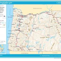 US Map- Oregon General Reference