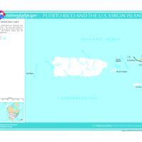 US Map- Puerto Rico Rivers and Streams