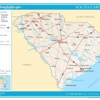 US Map- South Carolina General Reference